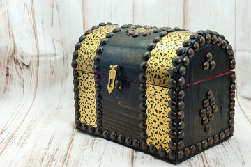 Wooden chest casket