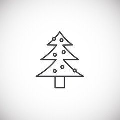 Obraz premium Winter related icon on background for graphic and web design. Simple illustration. Internet concept symbol for website button or mobile app
