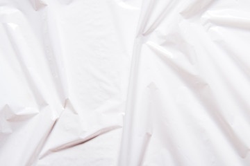 White plastic polythene textured backgrouns, copy space