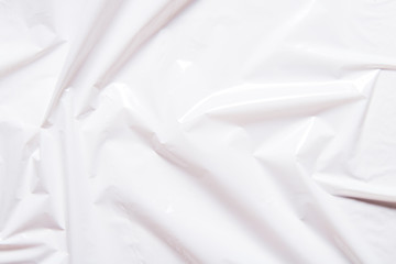White plastic polythene textured backgrouns, copy space