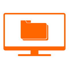 Ordner und Monitor