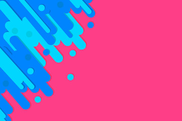 Colorful modern style. Abstract illustration with a composition of various rounded shapes. Can be used as background.