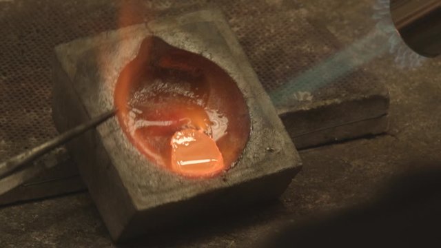 Melting Metal: Silver, Gold, with Gas Torch