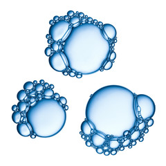 Soap bubbles texture.