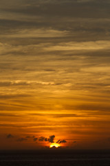 夕日