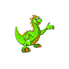 Welcome mascot illustrations full color