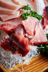 Otsukuri, Japanese fresh tuna sashimi 