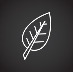 Autumn related icon on background for graphic and web design. Simple illustration. Internet concept symbol for website button or mobile app