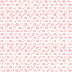 Valentine's day pattern, trendy simple vector design