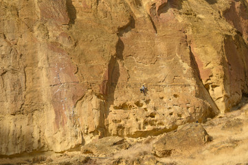 Rock texture, mountain or rock textured wall