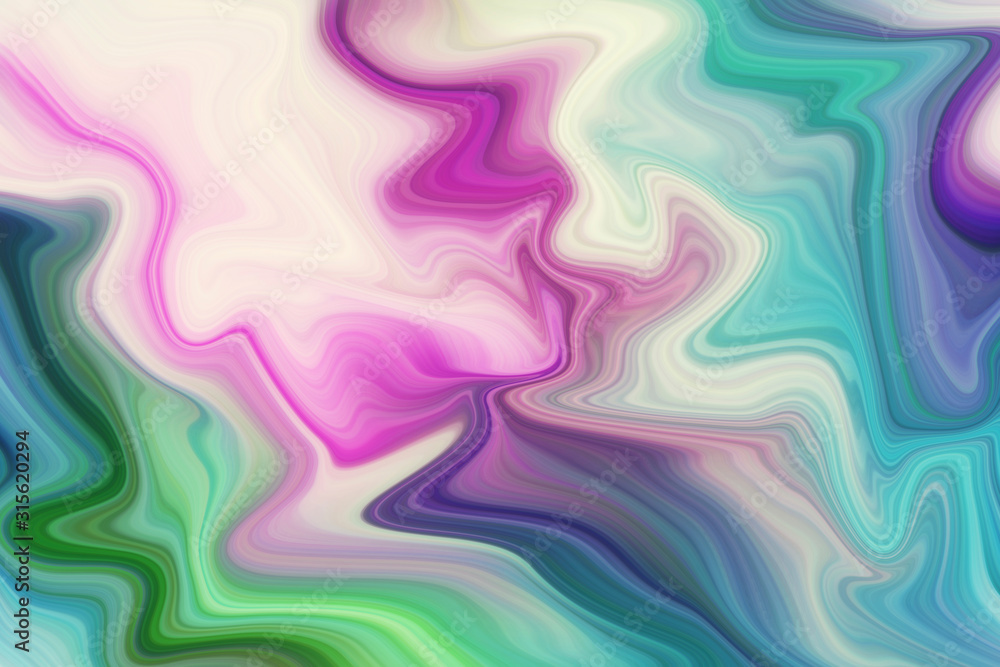 Poster abstract color flow gradient background. liquid marble art texture. flow inks in water style.