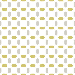 Multicolored seamless pattern with different figures. Vector abstract chaotic texture with geometrical shapes. Simple figures background.