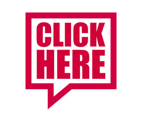 red vector banner click here