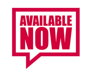 red vector banner available now