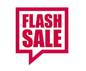 red vector banner flash sale