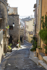 The medieval village of Haut de Cagnes on the french riviera.