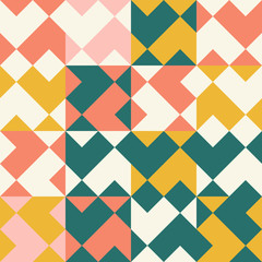 Square Abstract Vector Pattern Design