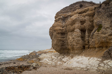 Large rock at Montana de Oro, California