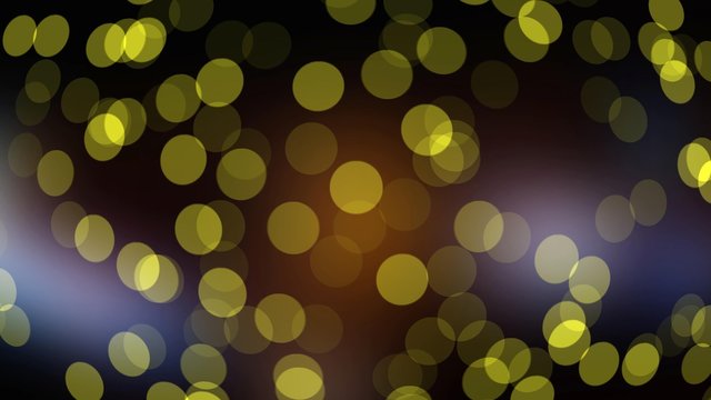 Abstract bokeh on a colored background