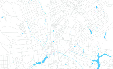 Sergiyev Posad, Russia bright vector map