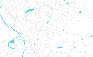 Arzamas, Russia bright vector map