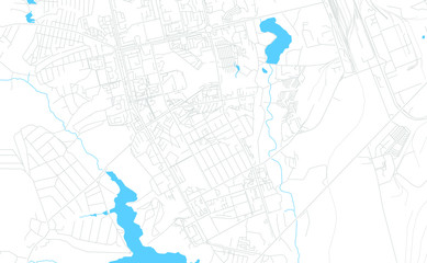 Zheleznogorsk, Russia bright vector map