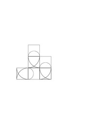 abstract background with circles and squares