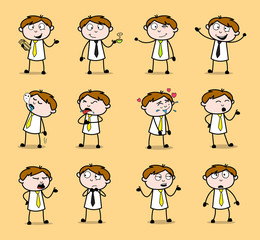 Salesman - Set of Concepts Vector illustrations