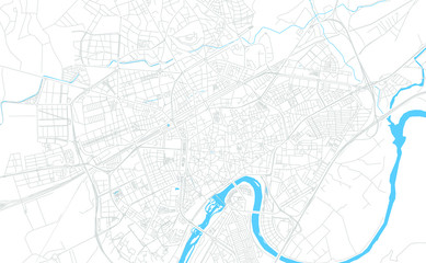 Cordoba, Spain bright vector map