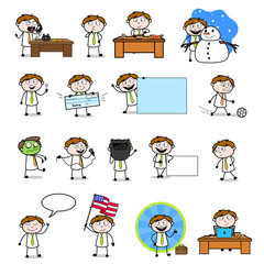 Executive - Different Concepts Vector illustrations