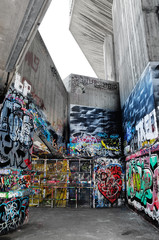 Graffiti in ghetto
