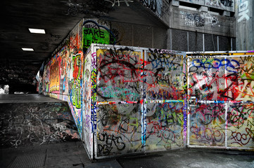 Teen Graffiti on the wall