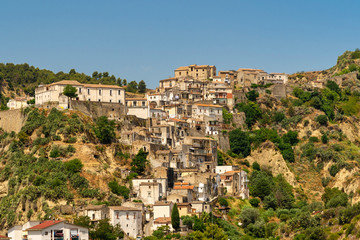 Fototapeta na wymiar Tursi, old village in Basilicata