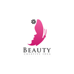 Unique Beauty Logo Design template and vector