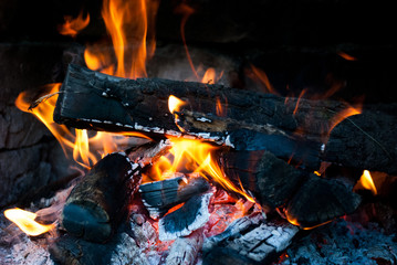 Ogień żar płomienie fire