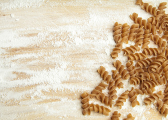 spiral-shaped pasta