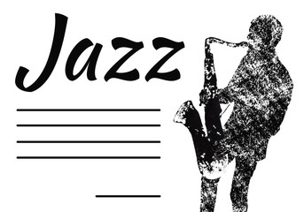 the jazz musicians, poster template, party invitations
