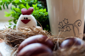 Kurka wielkanoc easter jajka 1 © Wiktor