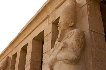 Temple of Queen Hatshepsut, View of the temple in the rock in Egypt
