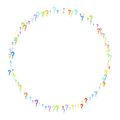 Question marks Quiz doubt survey faq public poll.