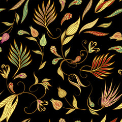 Seamless pattern in ethnic traditional style.