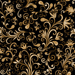 Seamless pattern in ethnic traditional style.