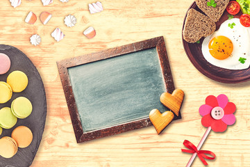 St. Valentine Day scene. Ideal for valentine text, proposal and wedding invitation