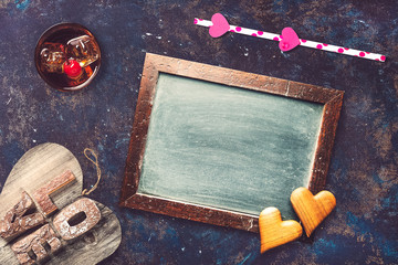 St. Valentine Day scene. Ideal for valentine text, proposal and wedding invitation