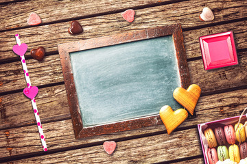 St. Valentine Day scene. Ideal for valentine text, proposal and wedding invitation