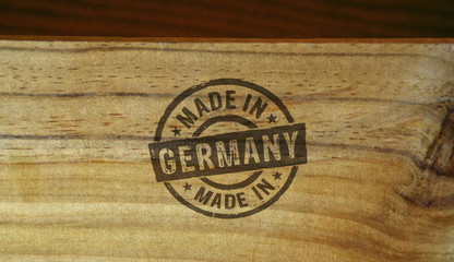 Made in Germany stamp and stamping