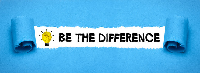 Be the difference