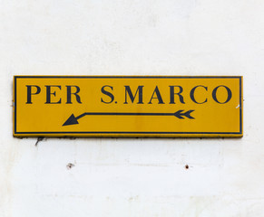 Per San Marco direction