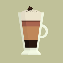 Latte Coffee Cup Icon