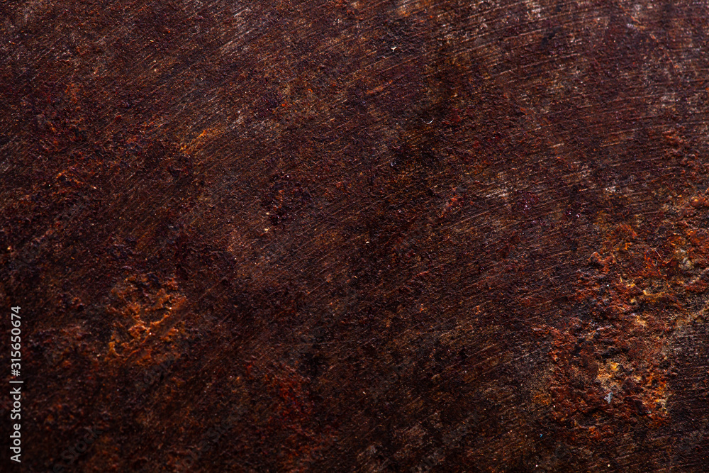 Poster old metal texture with rust.